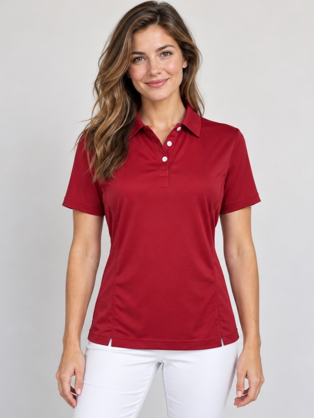 NWT FootJoy GolfLeisure Women’s ProDry Red Golf Polo Shirt Size M